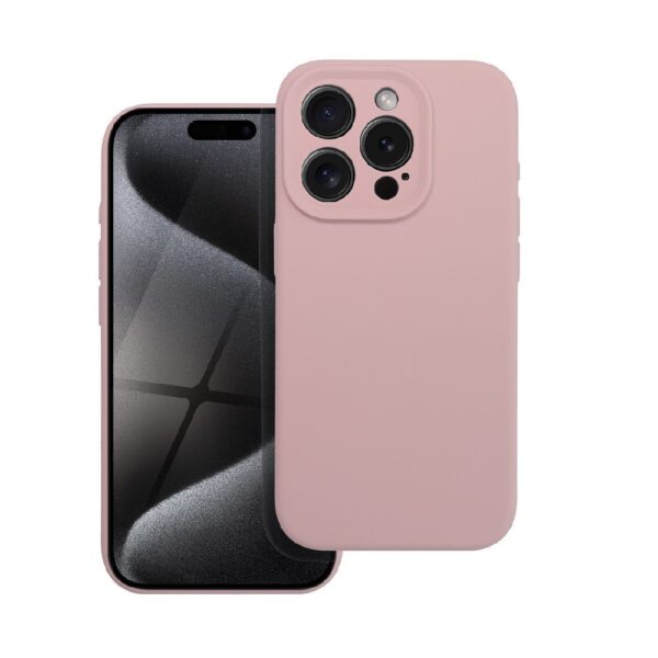 ΘΗΚΗ SILICONE 2MM ΓΙΑ IPHONE 16 PRO MAX - ΡΟΖ ΧΡΥΣΗ
