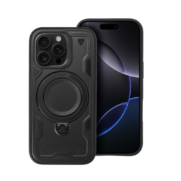 ΘΗΚΗ ΣΙΛΙΚΟΝΗΣ FROST ARMOR ΓΙΑ IPHONE 16 PRO MAX - ΜΑΥΡΗ