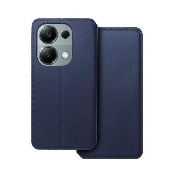 ΘΗΚΗ ΒΙΒΛΙΟ DUAL POCKET ΓΙΑ XIAOMI REDMI NOTE 13 PRO 4G - ΜΠΛΕ