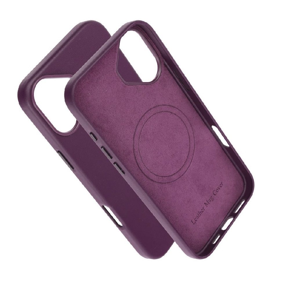 LEATHER_VIOLET_2 ΘΗΚΗ ΣΙΛΙΚΟΝΗΣ LEATHER MAG ΓΙΑ IPHONE 16 PLUS - ΒΙΟΛΕΤΙ - Image 2