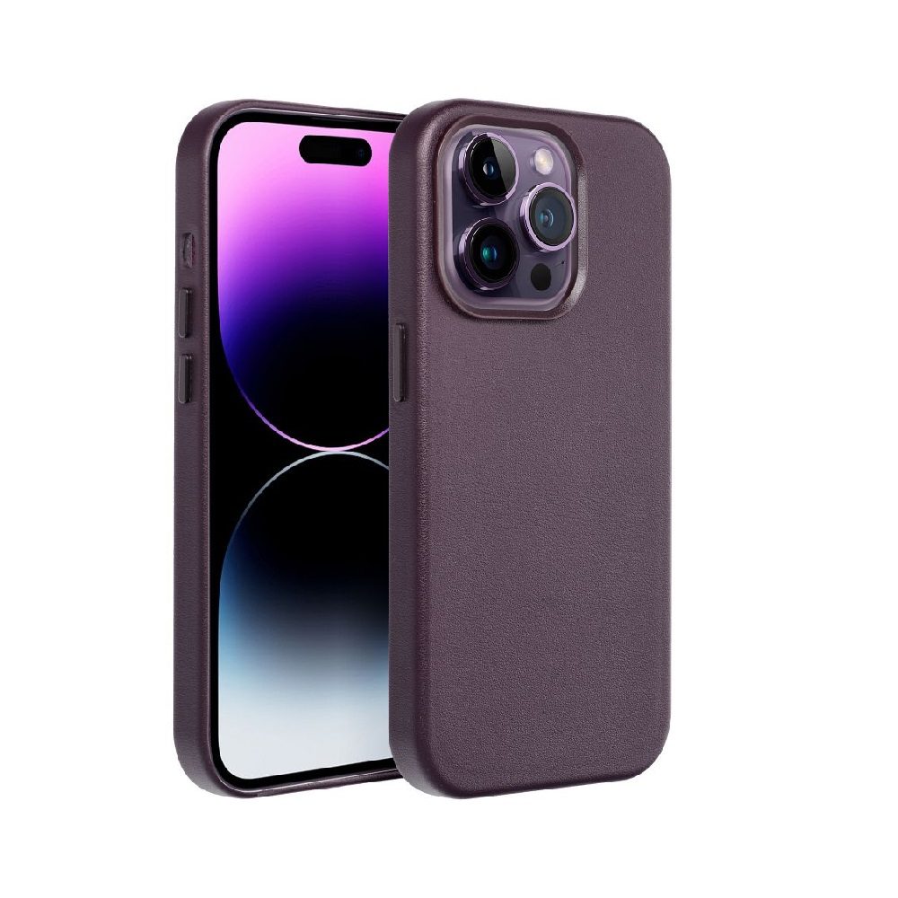 LEATHER_VIOLET_3 ΘΗΚΗ ΣΙΛΙΚΟΝΗΣ LEATHER MAG ΓΙΑ IPHONE 16 PLUS - ΒΙΟΛΕΤΙ - Image 3