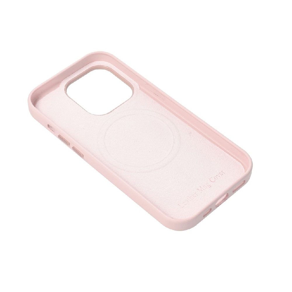 SAMSUNG_LEATHER_PINK_2 ΘΗΚΗ ΣΙΛΙΚΟΝΗΣ LEATHER MAG ΓΙΑ SAMSUNG GALXY S25 PLUS - ΡΟΖ ΧΡΥΣΗ - Image 2