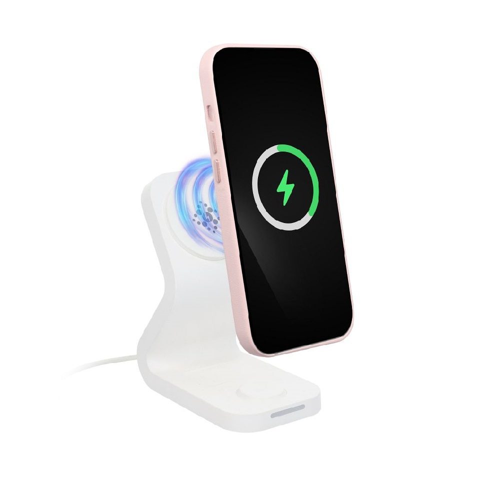 SAMSUNG_LEATHER_PINK_3 ΘΗΚΗ ΣΙΛΙΚΟΝΗΣ LEATHER MAG ΓΙΑ SAMSUNG GALXY S25 PLUS - ΡΟΖ ΧΡΥΣΗ - Image 3