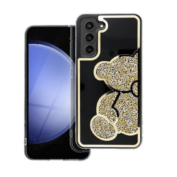 ΘΗΚΗ ΣΙΛΙΚΟΝΗΣ TEDDY BEAR ΓΙΑ SAMSUNG GALAXY A15 4G/5G - ΧΡΥΣΗ