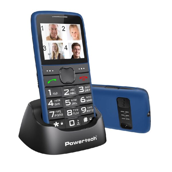 ΚΙΝΗΤΟ ΤΗΛΕΦΩΝΟ POWERTECH SENTRY ECO V2 DUAL SIM - ΜΠΛΕ