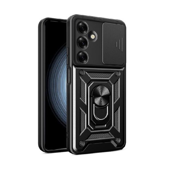 ΘΗΚΗ ΣΙΛΙΚΟΝΗΣ DEFENDER SLIDE ΓΙΑ SAMSUNG GALAXY S26 - ΜΑΥΡΗ