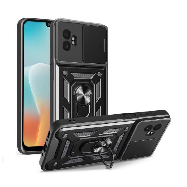 ΘΗΚΗ DEFENDER SLIDE ΓΙΑ SAMSUNG GALAXY XCOVER 7 PRO - ΜΑΥΡΗ