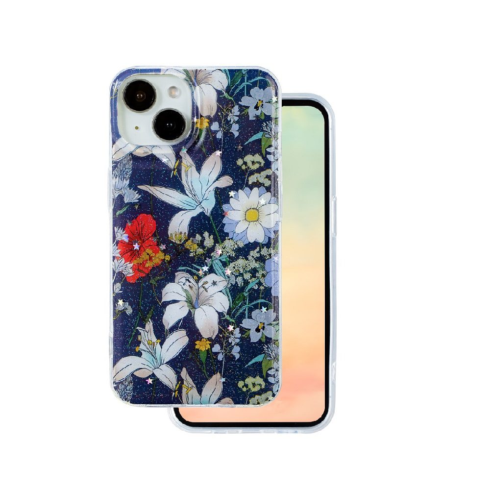 GLAM_IPHONE_13_BLUE_1 ΘΗΚΗ GLOW GLAM ΓΙΑ APPLE IPHONE 13 - BLUE - Image 1