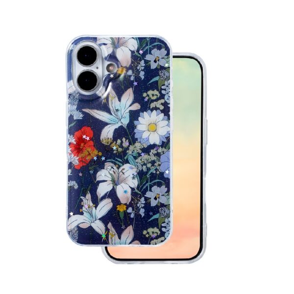 ΘΗΚΗ GLOW GLAM ΓΙΑ APPLE IPHONE 16 - BLUE