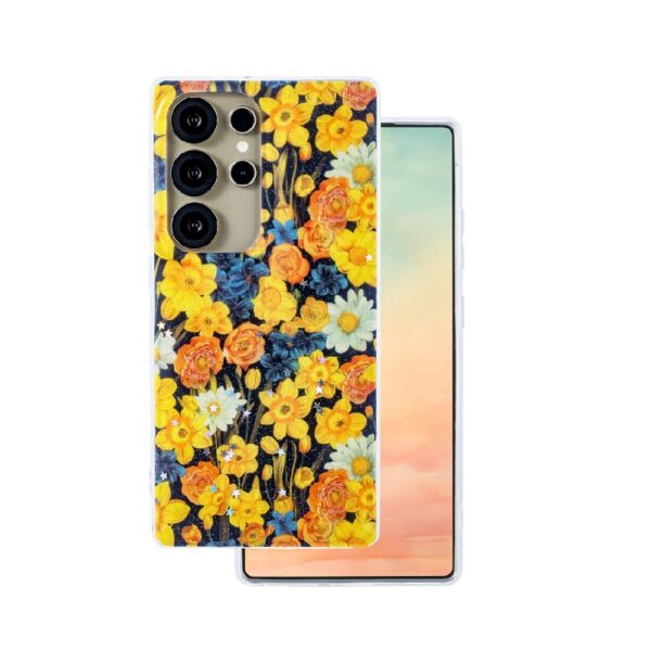 ΘΗΚΗ GLOW GLAM ΓΙΑ SAMSUNG GALAXY S25 ULTRA - ORANGE