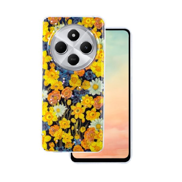 ΘΗΚΗ GLOW GLAM ΓΙΑ XIAOMI REDMI NOTE 14 PRO 5G - ORANGE