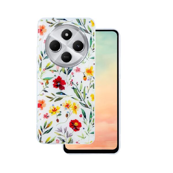 ΘΗΚΗ GLOW GLAM ΓΙΑ XIAOMI REDMI NOTE 14 PRO 5G - WHITE