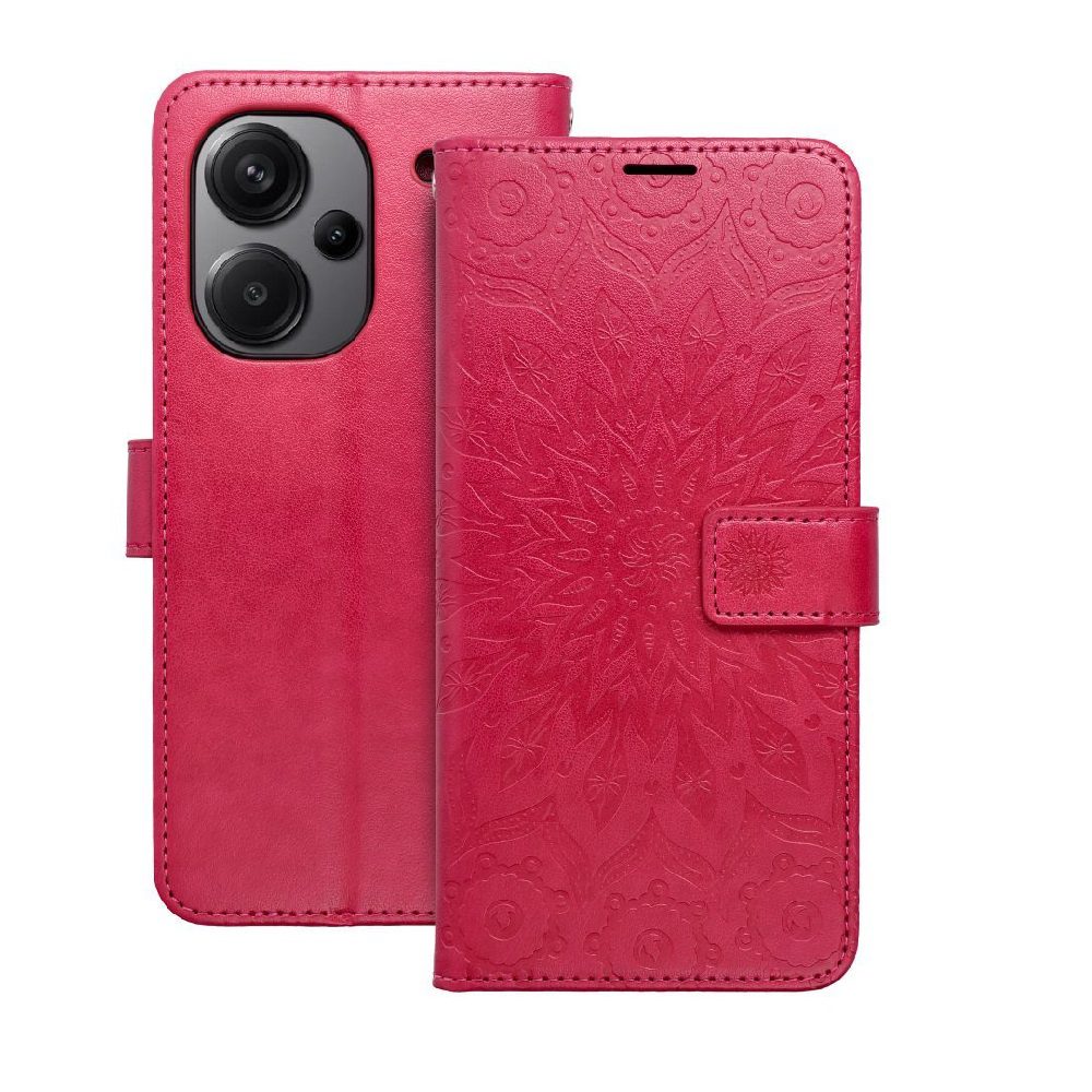MEZZO_MANDALA_MAGENTA_NOTE_13_1 ΘΗΚΗ ΒΙΒΛΙΟ MEZZO MANDALA ΓΙΑ XIAOMI REDMI NOTE 13 4G - ΡΟΖ - Image 1