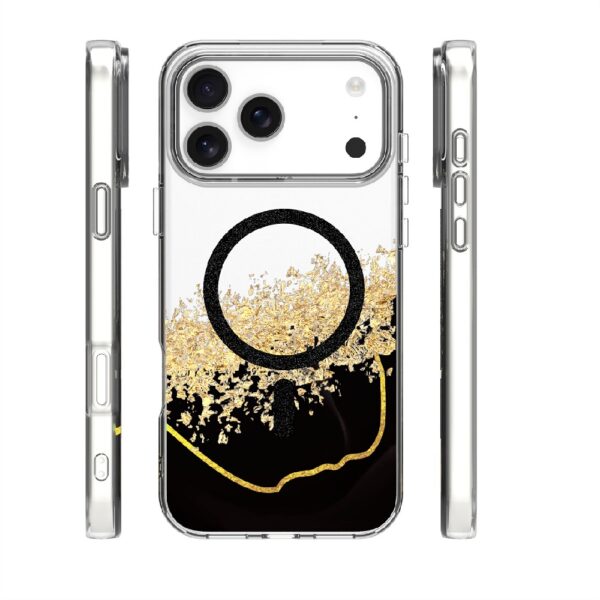 ΘΗΚΗ ΣΙΛΙΚΟΝΗΣ EPOXY MAG ΓΙΑ IPHONE 17 PRO - ΜΑΥΡΗ