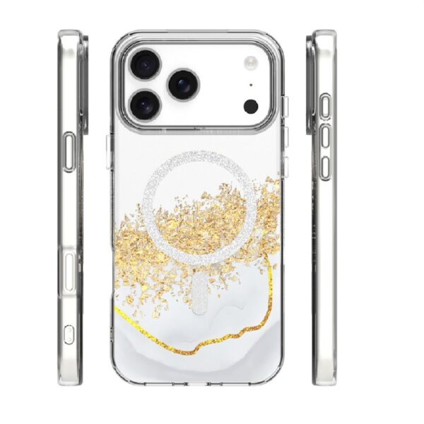 ΘΗΚΗ ΣΙΛΙΚΟΝΗΣ EPOXY MAG ΓΙΑ IPHONE 17 PRO MAX - ΛΕΥΚΗ