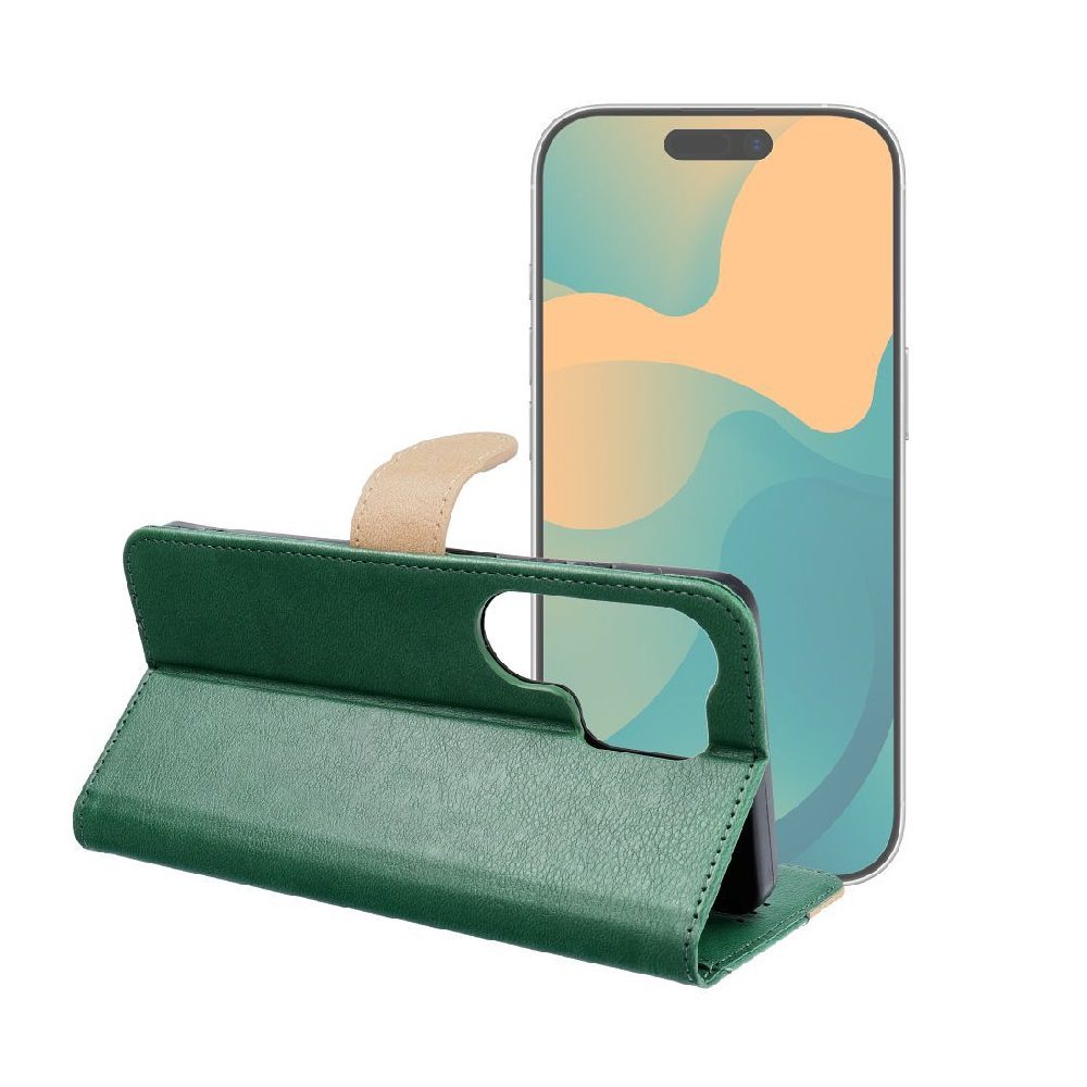 SPLIT_GREEN_GOLD_2 ΘΗΚΗ ΒΙΒΛΙΟ SPLIT ΓΙΑ SAMSUNG GALAXY S26 ULTRA - GREEN/GOLD - Image 4