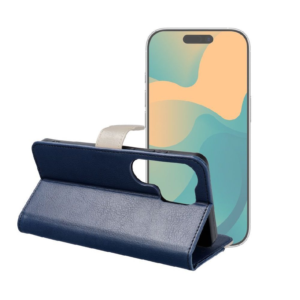 SPLIT_NAVY_CREAM_2 ΘΗΚΗ ΒΙΒΛΙΟ SPLIT ΓΙΑ SAMSUNG GALAXY A37 5G - NAVY/CREAM - Image 2