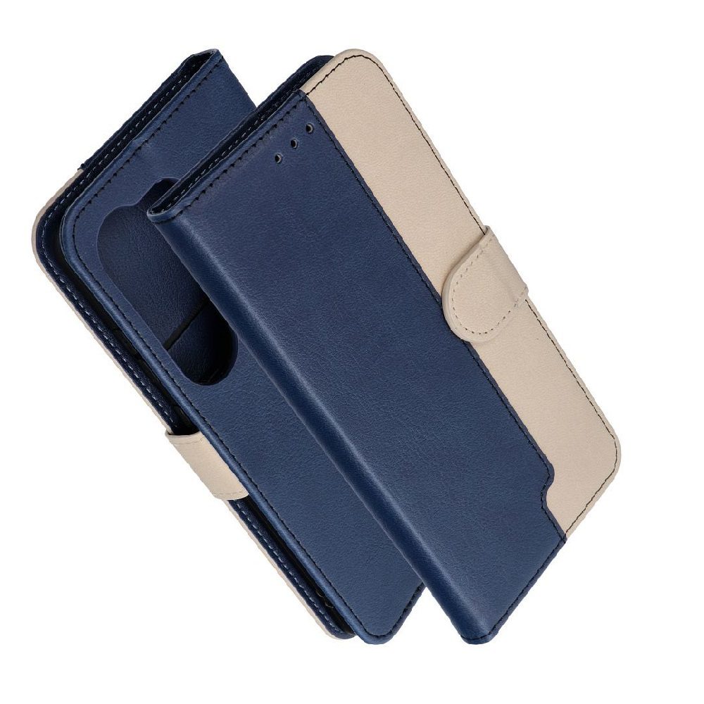 SPLIT_NAVY_CREAM_4 ΘΗΚΗ ΒΙΒΛΙΟ SPLIT ΓΙΑ SAMSUNG GALAXY A37 5G - NAVY/CREAM - Image 3