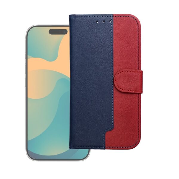 ΘΗΚΗ ΒΙΒΛΙΟ SPLIT ΓΙΑ SAMSUNG GALAXY A57 5G - NAVY/RED