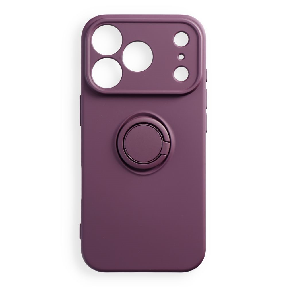 RING_18_PRO_ΒΥΣΣΙΝΙ_1 ΘΗΚΗ ΣΙΛΙΚΟΝΗΣ RING ΓΙΑ IPHONE 17/18 PRO - ΒΥΣΣΙΝΙ - Image 1