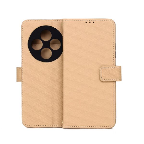 ΘΗΚΗ ΒΙΒΛΙΟ SMART TRIANGLE ΓΙΑ XIAOMI REDMI 14C/POCO C75 - ΚΑΦΕ