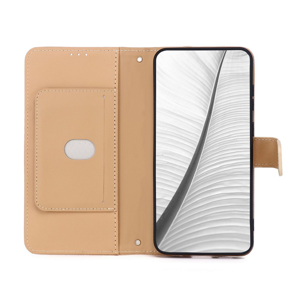 TRIANGLE_REDMI_14C_ΜΠΕΖ_2 ΘΗΚΗ ΒΙΒΛΙΟ SMART TRIANGLE ΓΙΑ XIAOMI REDMI 14C/POCO C75 - ΚΑΦΕ - Image 2