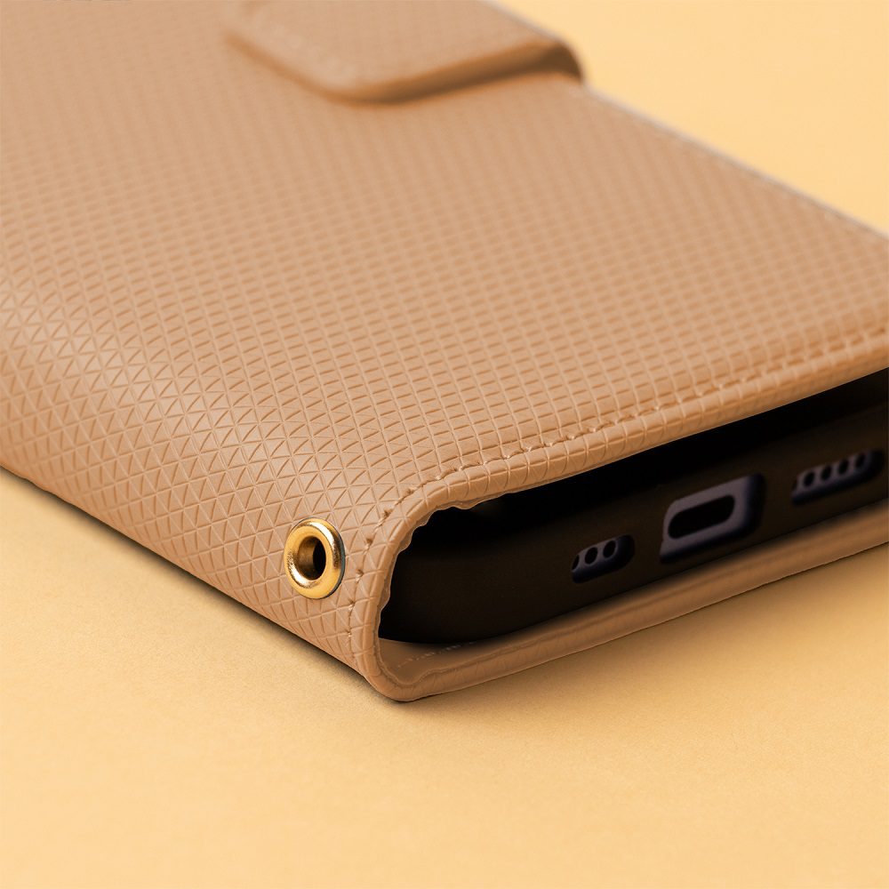 TRIANGLE_REDMI_14C_ΜΠΕΖ_3 ΘΗΚΗ ΒΙΒΛΙΟ SMART TRIANGLE ΓΙΑ XIAOMI REDMI 14C/POCO C75 - ΚΑΦΕ - Image 3