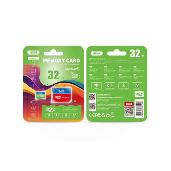 ΚΑΡΤΑ ΜΝΗΜΗΣ XO 32GB microSDHC cl. 10 +ADAPTER
